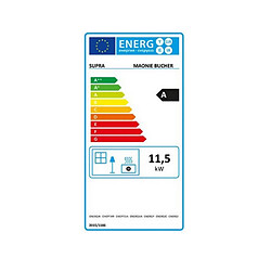 Poêle à bois fonte 11.5kw noir - FR9016200B - SUPRA