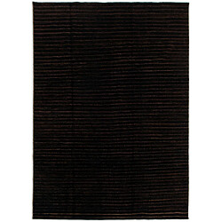 Vidal Tapis de laine 290x211 noir Juma