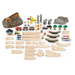 KidKraft Circuit de train en bois enfant Bucket top.