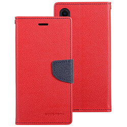 Wewoo Étui à rabat horizontal en cuir FANCY DIARY pour iPhone XR, avec support, logements pour cartes et porte-monnaie (rouge)