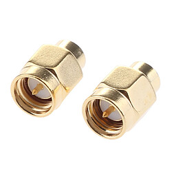 2pieces SMA Mâle RF Coaxial Bouchon Terminal Charge 2wW50ohm Plaqué Or