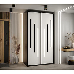 Abiks Meble Armoire DAVOS 8 À Portes Coulissantes 235,2/130/45 2 Portes