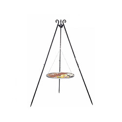 Farm-Mdlt Grille en acier inoxydable sur Trépied