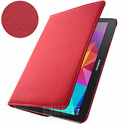 Avizar Housse Samsung Galaxy Tab 4 10.0 T530 rotative 360° avec fontion support - Rouge