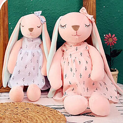 Acheter Universal Mignonne poupée lapin aux longues oreilles, peluche douce bonbon compagnon (bleu)