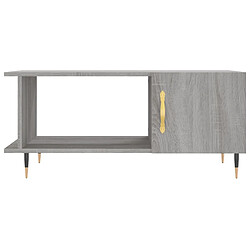 Acheter vidaXL Table basse sonoma gris 90x50x40 cm bois d'ingénierie