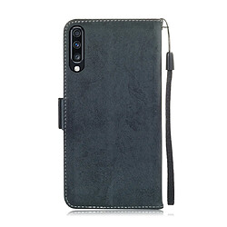 Avis Wewoo Housse Coque Pour Galaxy A70 Retro Etui en cuir avec rabat horizontal et porte-cartes noir