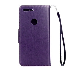 Avis Wewoo Housse Étui Violet pour les papillons de Google Pixel fleurs d'amour Gaufrage en cuir flip horizontale avec support & Slots de cartes Portefeuille & Longe foncé