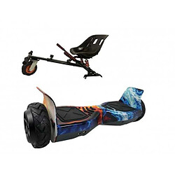 Air Rise Pack Hoverboard Petit Hummer Flamme Bleu et Hoverkart Tout Terrain