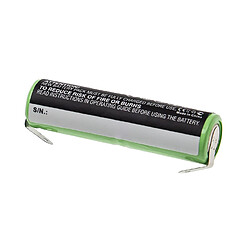 vhbw Batterie remplacement pour Omron GP75AAH2A1H pour brosse à dents électrique (600mAh, 2,4V, NiMH)