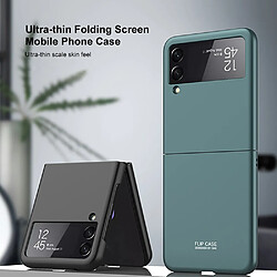 Coque en TPU anti-empreintes digitales vert pour votre Samsung Galaxy Z Flip3 5G