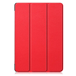 Etui en PU + TPU avec support tripliure et porte-stylet rouge pour votre Apple iPad 10.2 (2019)