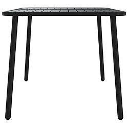 Avis vidaXL Table de jardin anthracite 110x80x71 cm acier