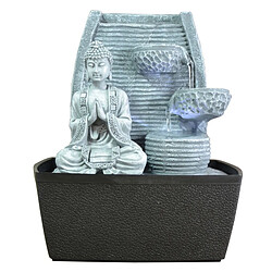 SunChine Fontaine Intérieure en Résine Feng Shui Sagesse 24 cm