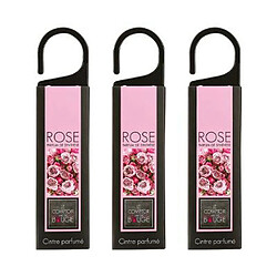 Lot de 3 Cintres Parfumés Suspend 17cm Rose