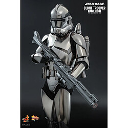 Hot Toys MMS643 - Star Wars - Clone Trooper Chrome Version pas cher