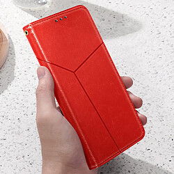 Avizar Etui Clapet pour Honor 200 Portefeuille Support Vidéo Rouge pas cher