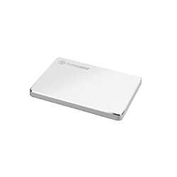 Transcend StoreJet 25C3S disque dur externe 2000 Go Argent