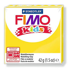 Pâte Fimo Kids 42 g Jaune 8030.1 - Fimo