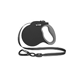 Universal Laisse Rétractable Durable - Noir Laisse pour chien - Rétractable - ABS/TPR + Nylon