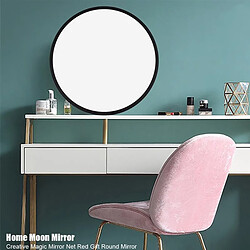 Acheter Universal 20 cm miroir de salle de bains créatif LED maquillage mural pendaison miroir de rasage lampe lune accessoires de décoration de la maison | miroir de bain