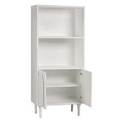 Avis BigBuy Home Librairie BERET Blanc Bois d'épicéa 80 x 40 x 175 cm