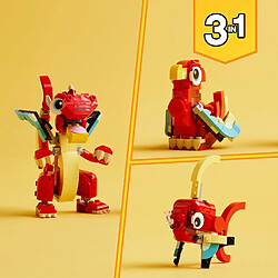 31145 Le dragon rouge LEGO® Creator pas cher