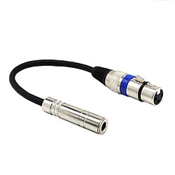 6.35mm à 3Pin XLR