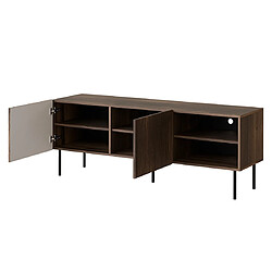 Bestmobilier Franco - meuble tv - bois - 150 cm