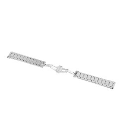 Avis Bracelet en acier inoxydable pour homme bracelet en bracelet double fermoir en argent 20mm