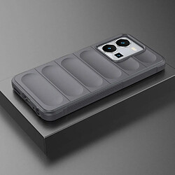 Htdmobiles Coque pour Vivo Y22 / Y22s / Y35 - housse etui silicone gel fine + film ecran - GRIS FONCE