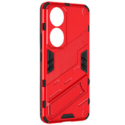 Avizar Coque pour Honor 90 Hybride Antichoc Support Béquille Support Rouge