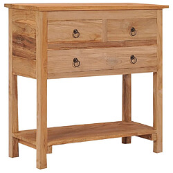 Maison Chic Commode Buffet - Meuble de rangement 78x35x80 cm bois de teck massif -GKD33654