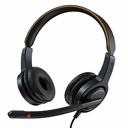 Casques avec Microphone Axtel AXH-V40UCD Noir