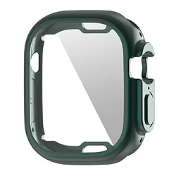 Coque en TPU cadre de couleur électroplaqué pour votre Apple Watch Ultra 49mm - vert