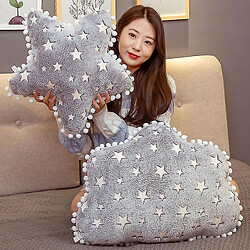 Universal 40cm Sky Series en peluche Toy en peluche dessin animé Cloud Moon Star Planche Planche Plancheur mignon Coussin de canapé (gris)