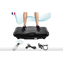 Air Rise DRIPEX Plateforme Vibrante et Oscillante Ultra Slim Bluefin Fitness | 220 V / 60 Hz | 200 W 180 niveaux | NOIR