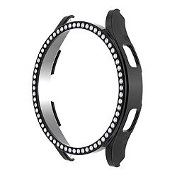 Coque en TPU ENKAY 0.2mm 2.15D 9H avec décoration en strass, électroplaqué, noir pour votre Samsung Galaxy Watch4 40mm