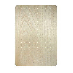 Rayher Porte-outil mural Peg Board en bois MDF perforé 40 x 60 x 2,5 cm