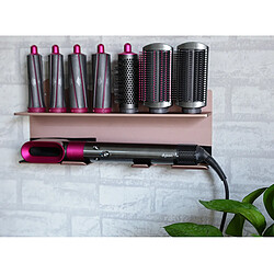 Support Mural De Salle De Bain De Salon De Coiffure Pour Dyson Air Wrap Styler Or Rose