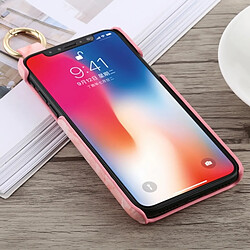 Wewoo Coque PC + Motif Panthère Rose pour iPhone X, avec support