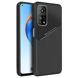 Avizar Coque Xiaomi Mi 10T/10T Pro aspect Cuir Compatible Support Magnétique