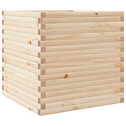 vidaXL Jardinière 70x70x68,5 cm bois de pin massif