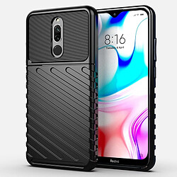 Wewoo Coque Souple Pour Xiaomi Redmi 8 Étui en TPU antichoc Thunderbolt Noir