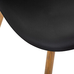 Acheter Atmosphera, Createur D'Interieur Chaise Imitation Chêne Taho Noir - Atmosphera