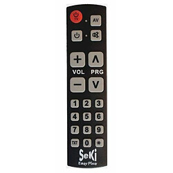 Seki EasyPlus adaptative télécommande universelle noir