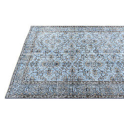 Acheter Vidal Tapis de laine 262x142 Bleu Ultra Vintage