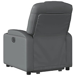 Acheter vidaXL Fauteuil inclinable électrique gris similicuir