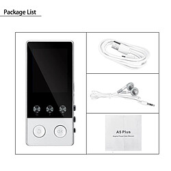 Avis Universal Lecteur MP3 Bluetooth 8 Go Casque HiFi FM Radio Sport MP4 HiFi Lecteur de musique portable Magnétophone Carte TF |