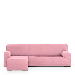 Housse pour chaise longue accoudoir long gauche Eysa ULISES Rose 110 x 110 x 310 cm